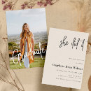 Search for she did it graduation invitations College