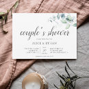 Search for greenery couples shower invitations Rustic
