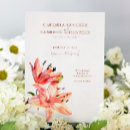 Search for lillies wedding invitations Watercolor