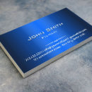 Search for royal blue business cards Metallic