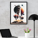 Search for black hole posters Universe