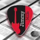 Search for red guitar picks rock
