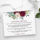 Search for outdoor invitations Watercolor burgundy floral