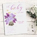 Search for lavender and gold baby shower invitations Boho chic