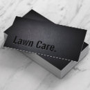 Search for black lawn business cards Mowing
