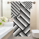 Search for black and grey stripes bath towels Modern