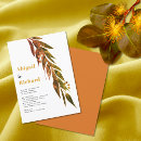 Search for fall colors wedding invitations Watercolor