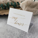 Search for ring horizontal cards Gold foil