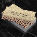 Search for leopard print business cards Fashion