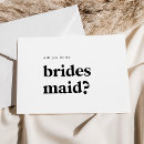 Search for modern bridesmaid cards Simple bridesmaid request