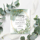 Search for greenery and gold wedding invitations Watercolor
