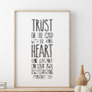 Search for trust posters With all your heart