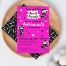 Search for girl ninja birthday invitations Martial arts