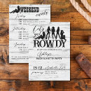 Search for rustic hen party invitations Last rodeo