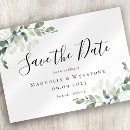Search for nature wedding save the dates Sage green