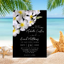 Search for plumeria wedding invitations Modern