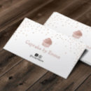 Search for at the cafe business cards Bakery