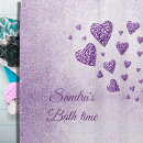 Search for purple glitter shower curtains Lavender