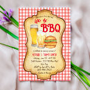 Search for bbq bridal shower invitations Gingham