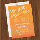 Search for we got married wedding invitations Casual