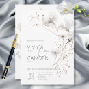 Search for grey and gold invitations Simple