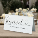 Search for reserved tabletop signs Minimalist
