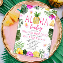 Search for luau baby shower invitations Pineapple