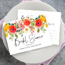 Search for bright floral bridal shower invitations Script