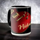 Search for red guitar mugs Musical instrument