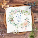 Search for 45th anniversary napkins Couple