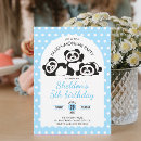Search for panda invitations Girls