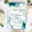 Search for elegant peacock wedding invitations Green