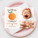Search for clementine invitations Our little cutie