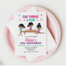 Search for tumbling invitations Pink