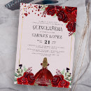 Search for burgundy quince invitations Miss quince mexican