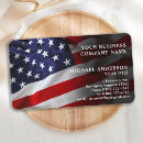 Search for government business cards Red white blue