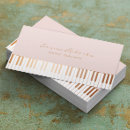 Search for piano teacher business cards Music