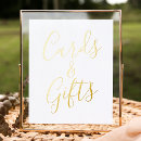 Search for gold bridal shower signs Script