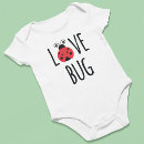 Search for love bug baby bodysuits Ladybug