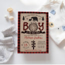 Search for flannel baby shower invitations Mama