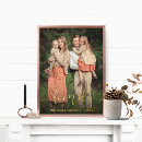 Search for gold foil posters Family photo