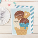 Search for ice cream sundae party invitations Retro