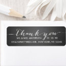 Search for newly weds return address labels Typography