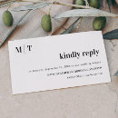Search for accommodation wedding rsvp cards Minimalist