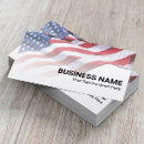 Search for political business cards Patriotic
