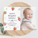 Search for berry 1st birthday invitations Farmers market