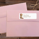 Search for cowboy boots return address labels Rodeo