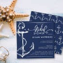 Search for anchor bridal shower invitations Nautical