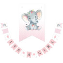 Search for its a girl bunting flags Baby girl