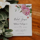 Search for floral bridal invitations Peony
